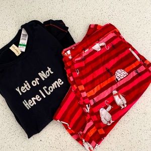 NWT - Hue 2 piece sleep set